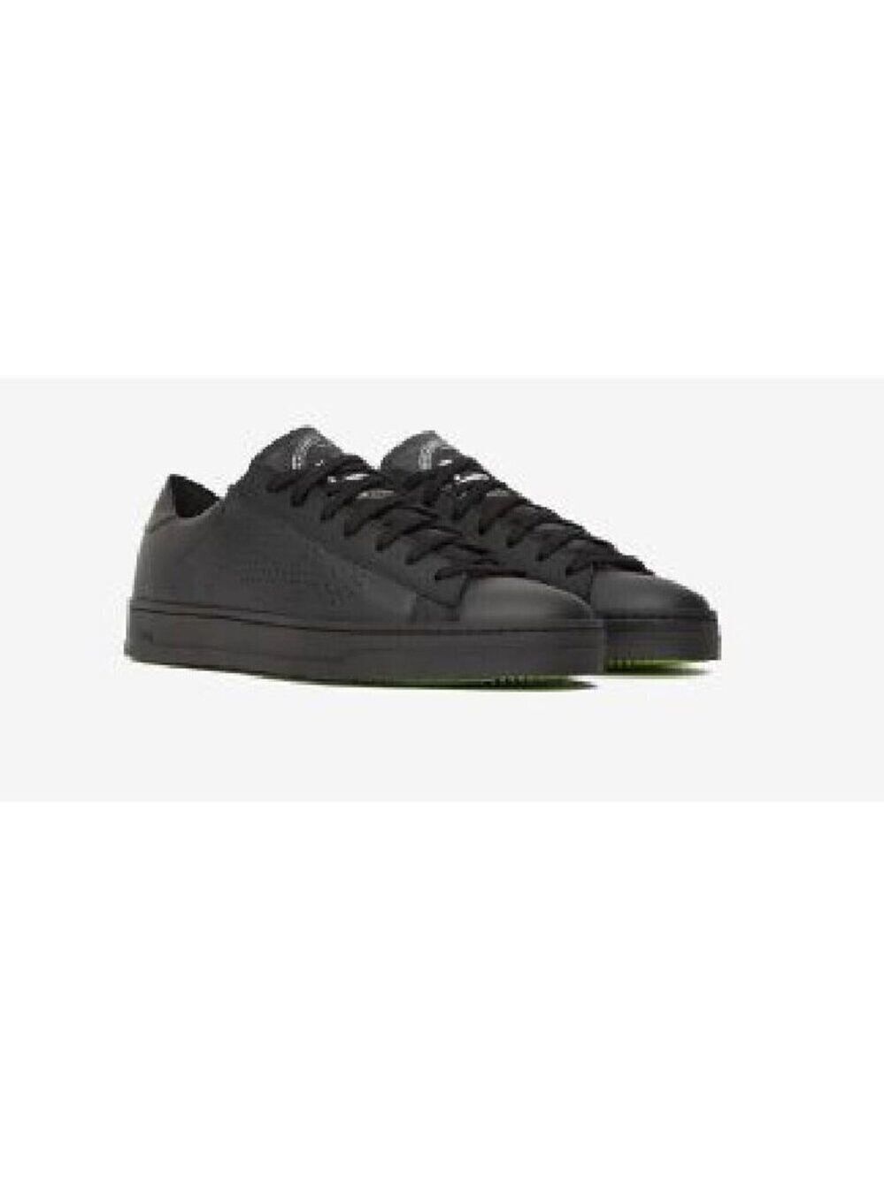 P448 "jack" all black sneakers mens Missized* 41 & 42 leather - Picture 2 of 10